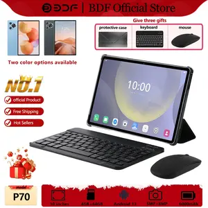 13 Tablet PC, 4GB Memory & 64GB Storage, Mediatek Mt6750 Chipset, 6000mah Battery, 10.1-Inch IPS Display, 4g Lte WiFi, Dual-Mode Design, Keyboard