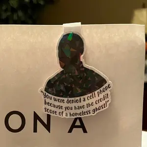 BOOKMARK Homeless Ghost Laminated Holographic Bookmark