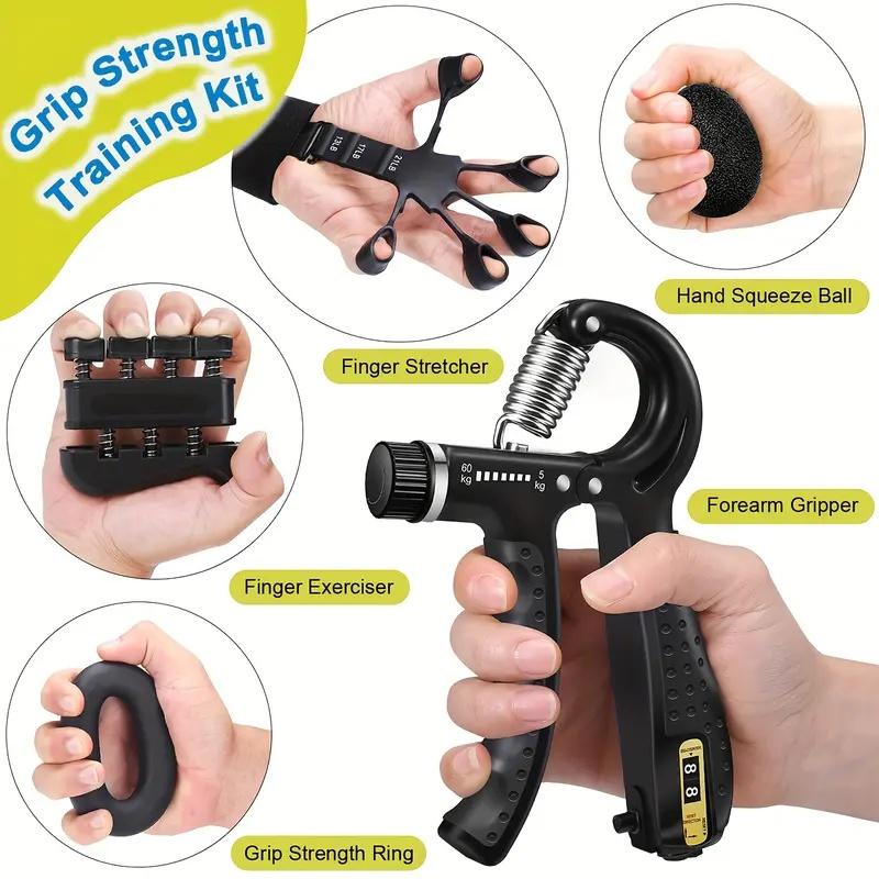 The contest of strength-- Hand Grip Strengthener Kit 5 Pack Forearm Grip Adjustable Resistance Hand Gripper, gripper ,forearm veins The contest of strength-- Hand Grip Strengthener Kit 5 Pack Forearm Grip Adjustable Resistance Hand Gripper, gripper ,forearm veins