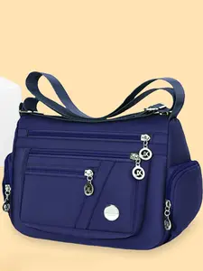 Casual Waterproof Nylon Crossbody Bag, Large Capacity Commuter Backpack for Middle Aged Moms, Lightweight Durable Shoulder Bag for Women, Waterproof Crossbody Purse