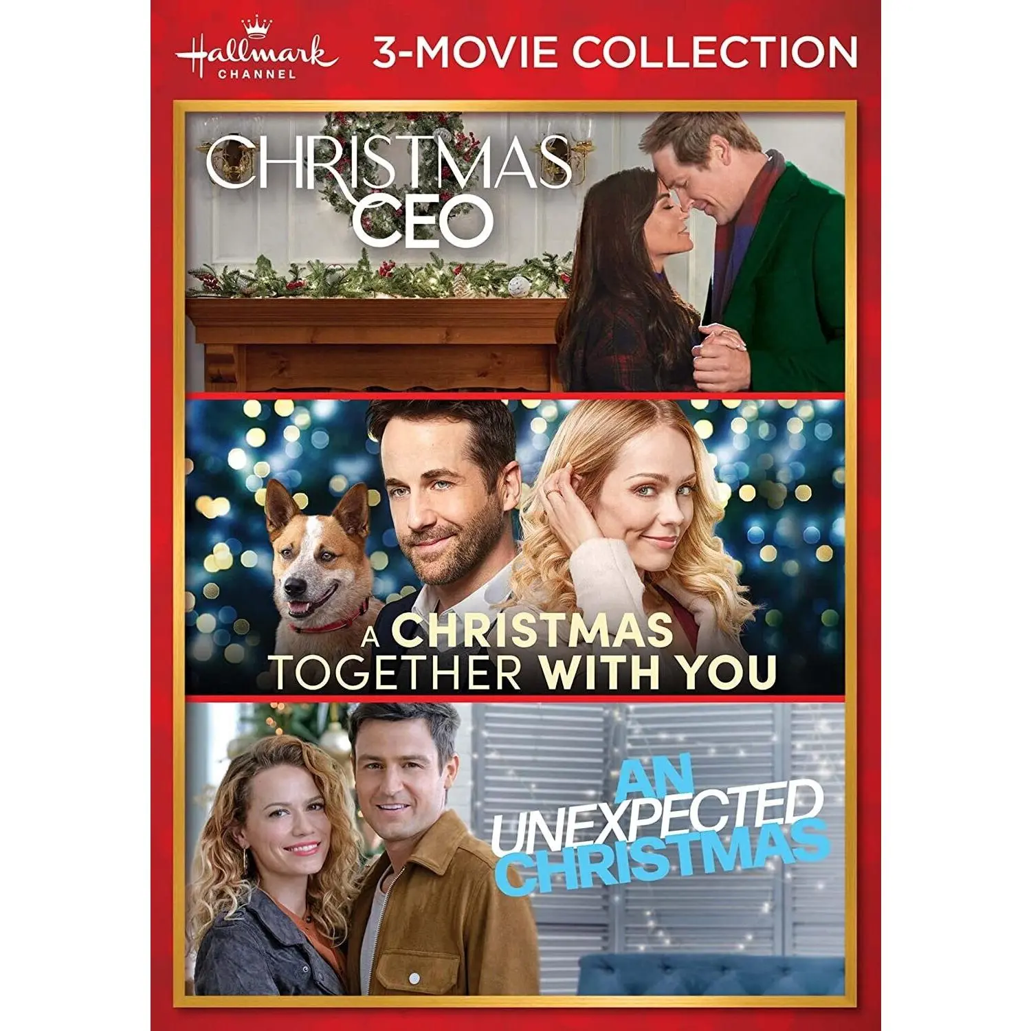 Christmas CEO / A Christmas Together With You / An Unexpected Christmas (Hallmark Channel 3-Movie Collection)  [DVD Video Disc]