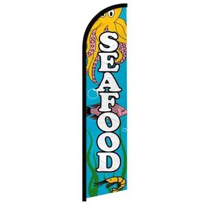 Seafood Windless Banner Flag