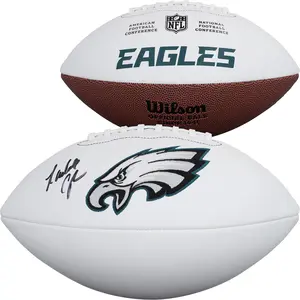 Randall Cunningham Philadelphia Eagles Autographed Wilson White Panel Football - Fanatics Authentic Certified