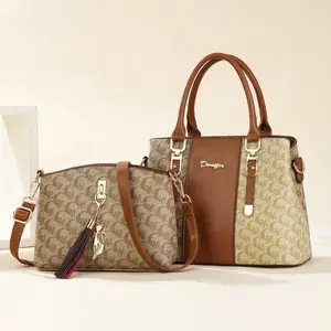 2026  Mini Chain Luxury Korean Casual Tote Letter Zipper Stylish Leather Handbag Vintage