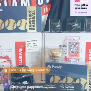 Three Hit Parade Autographed Baseballs SAPPHIRE EDITION Sportsball Sports Memorabilia