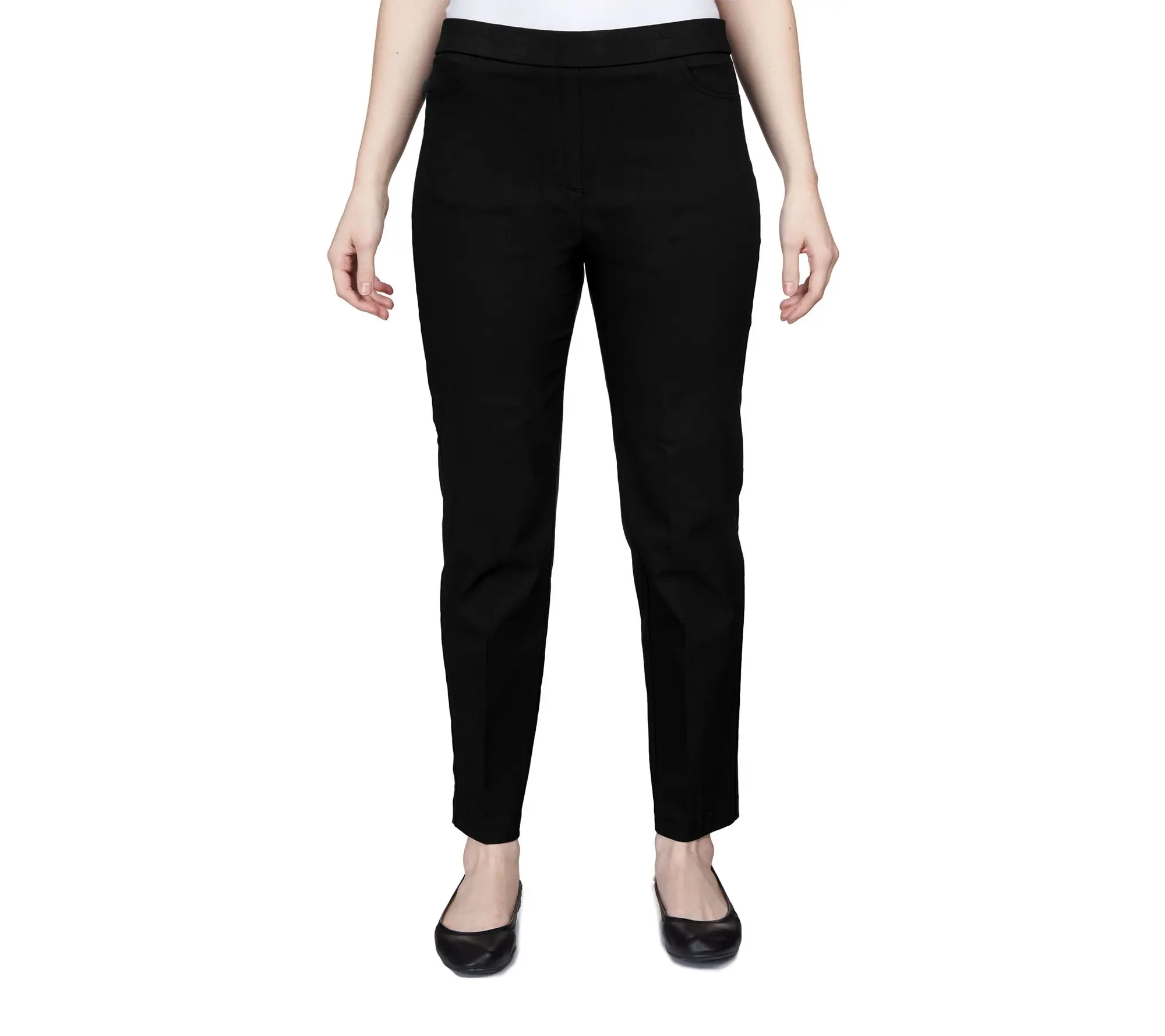 Alfred Dunner Stretch Tummy Control Average Pants