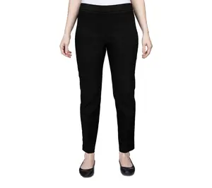 Alfred Dunner Stretch Tummy Control Average Pants