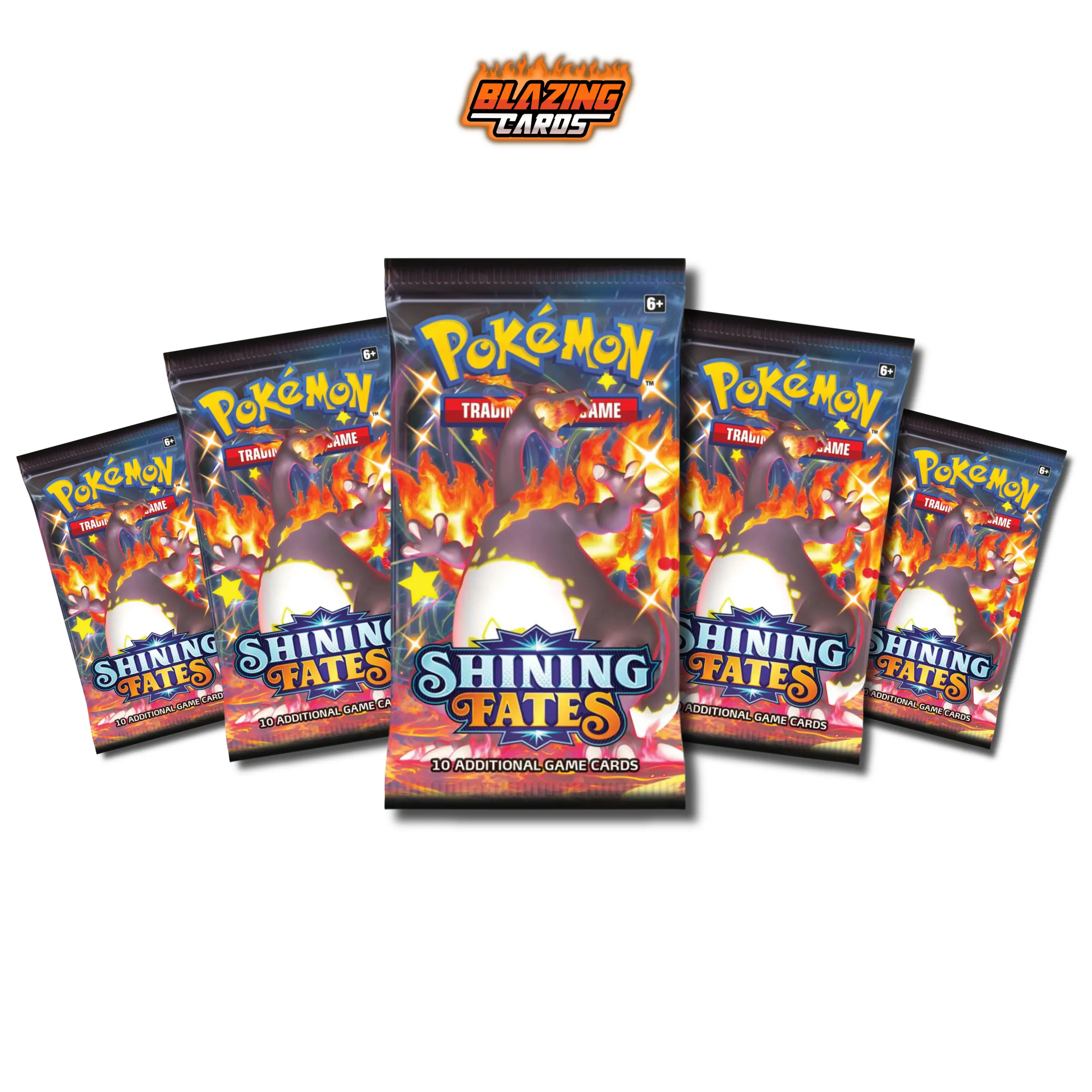 Shining Fates Booster Packs - 5 Pokémon Booster Pack
