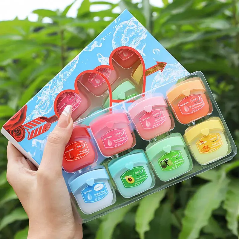 Moisturizing Lip Care Set 8/16pcs Natural Plant-Based Blend for Hydration & Repair Perfect for Dry Chapped Lips Christmas Gift New Year Valentine's Day 4 Boxes 32 Pieces