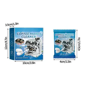 Forespresso 20Pcs Coffee Machine Cleaning Tablets Effervescent Descaling Agent Removes Oil & Stains Compatible with Keurig Nespresso Mr Coffee Tassimo Breville
