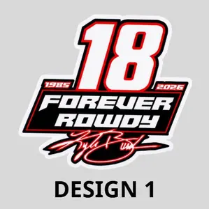 [Die-cut Sticker] Kyle Busch Number 8 Tribute Commemorative Sticker