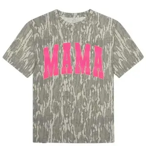 MAMA Camo T-Shirt Mossy Oak Washed , Vintage 90s Real Tree Camo Single Stitch T Shirt Mens