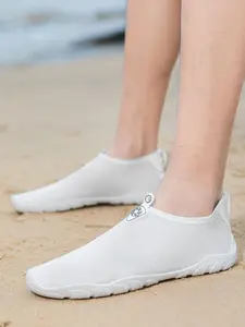 Unisex's Solid Color Slip on Water Shoes, Lightweight Breathable Quick Drying Water Shoes, Beach Swimming Shoes, Sports Shoes for Outdoor