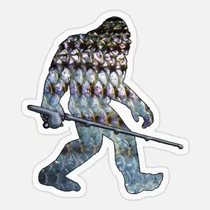 Bigfoot Striped Bass Sticker ZWE