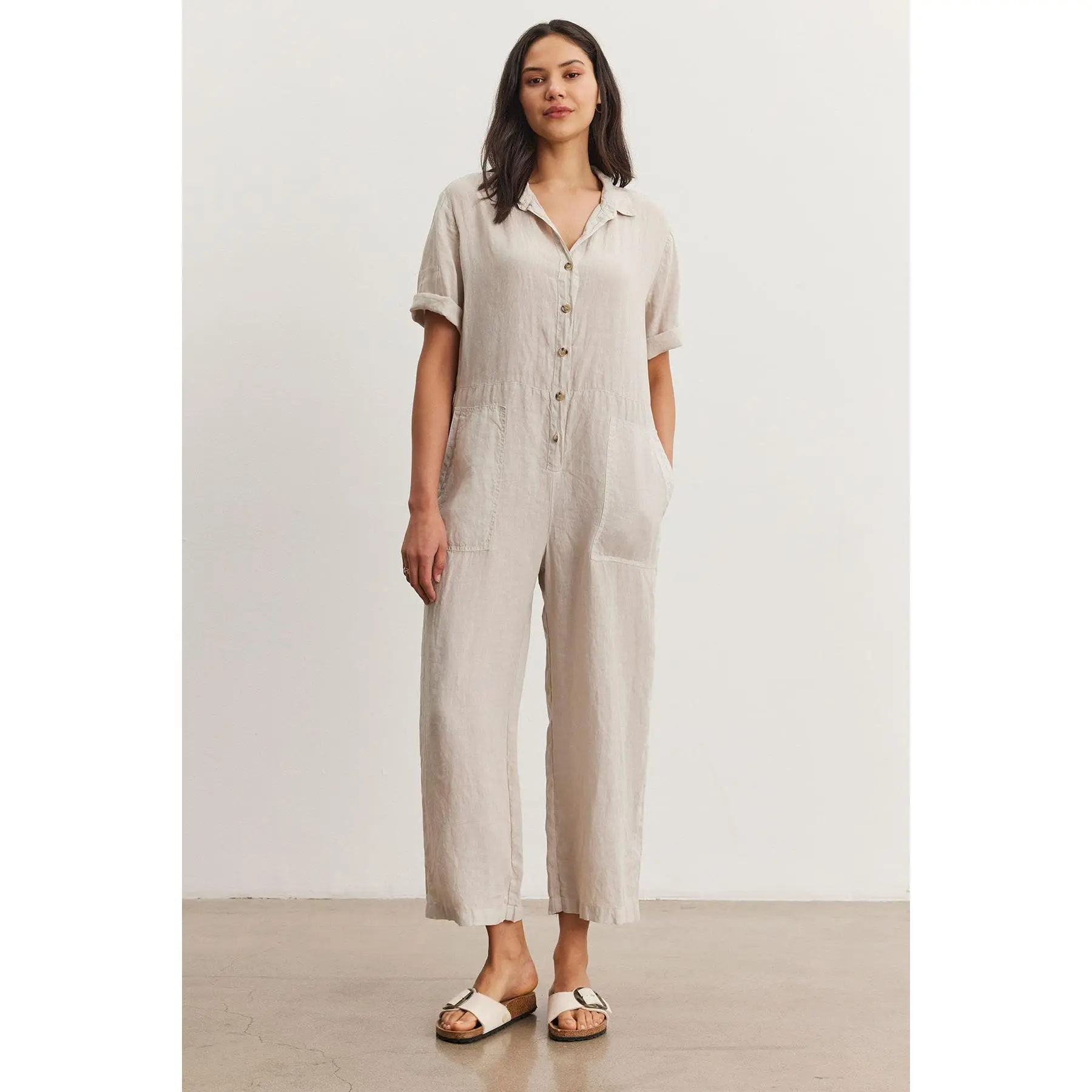 DELILAH LINEN JUMPSUIT