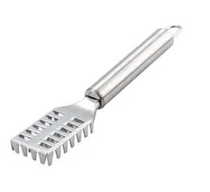 Fish Scalers Scraper Brush Stainless Steel Scaler for Fish Scales Skin Removal Kitchen Utensils