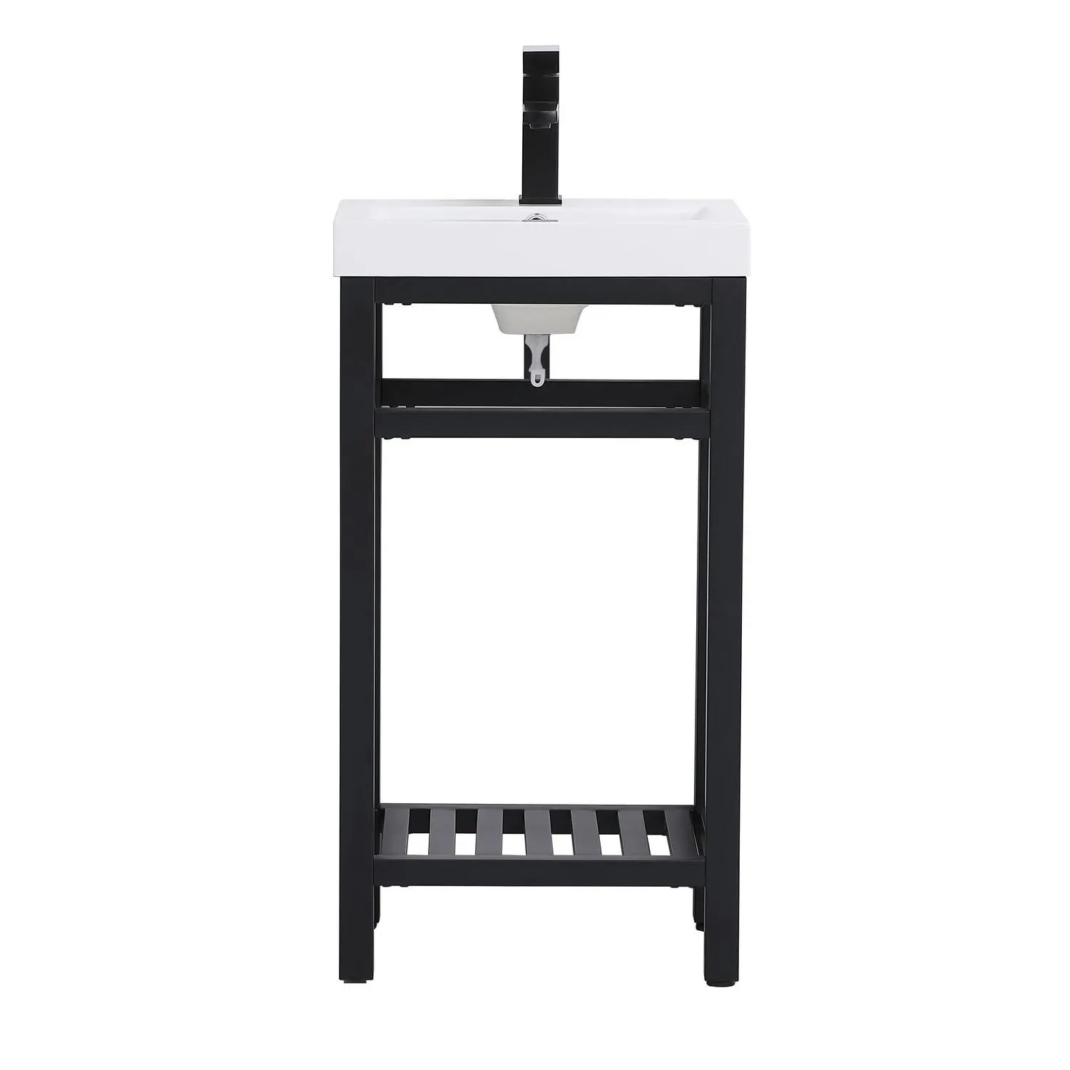 Raya Single Bathroom Vanity black