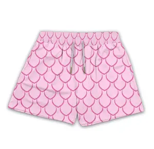 One Piece Vol.2 Donquixote Doflamingo Gym Shorts Workout Sport Knee Pants with Pockets
