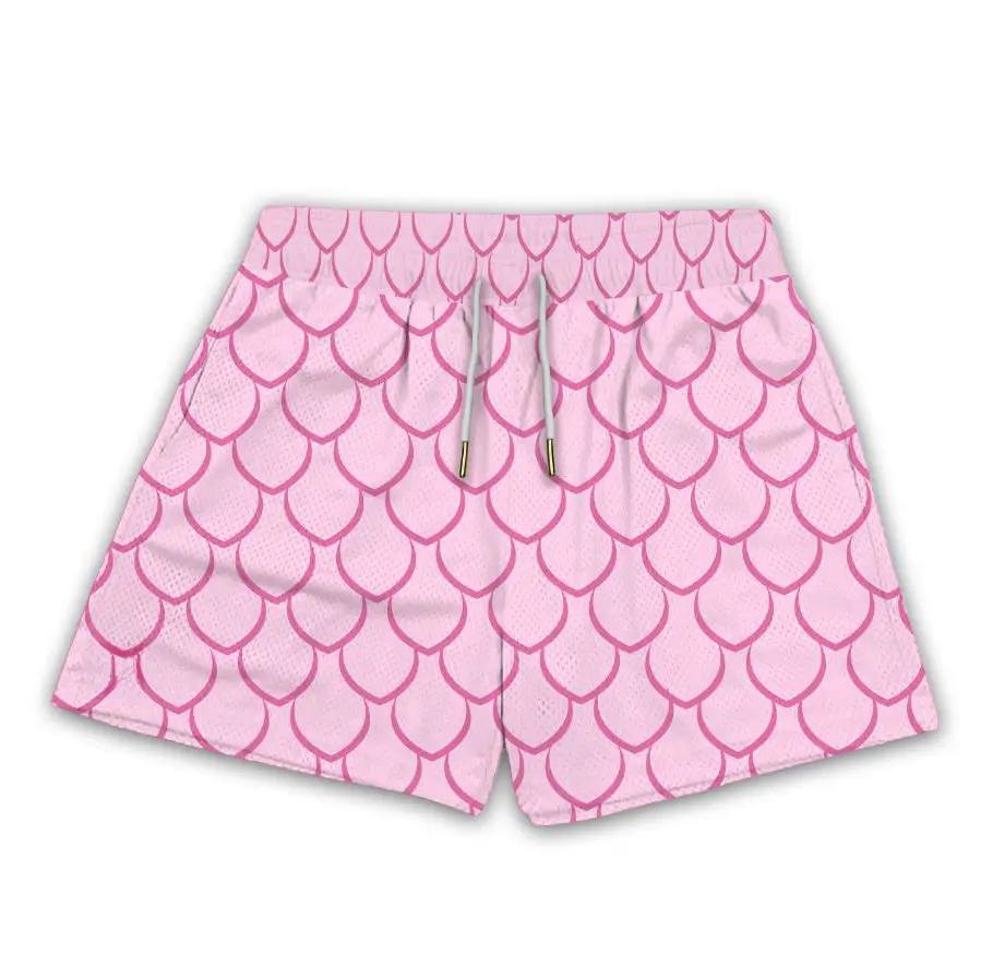 One Piece Vol.2 Donquixote Doflamingo Gym Shorts Workout Sport Knee Pants with Pockets
