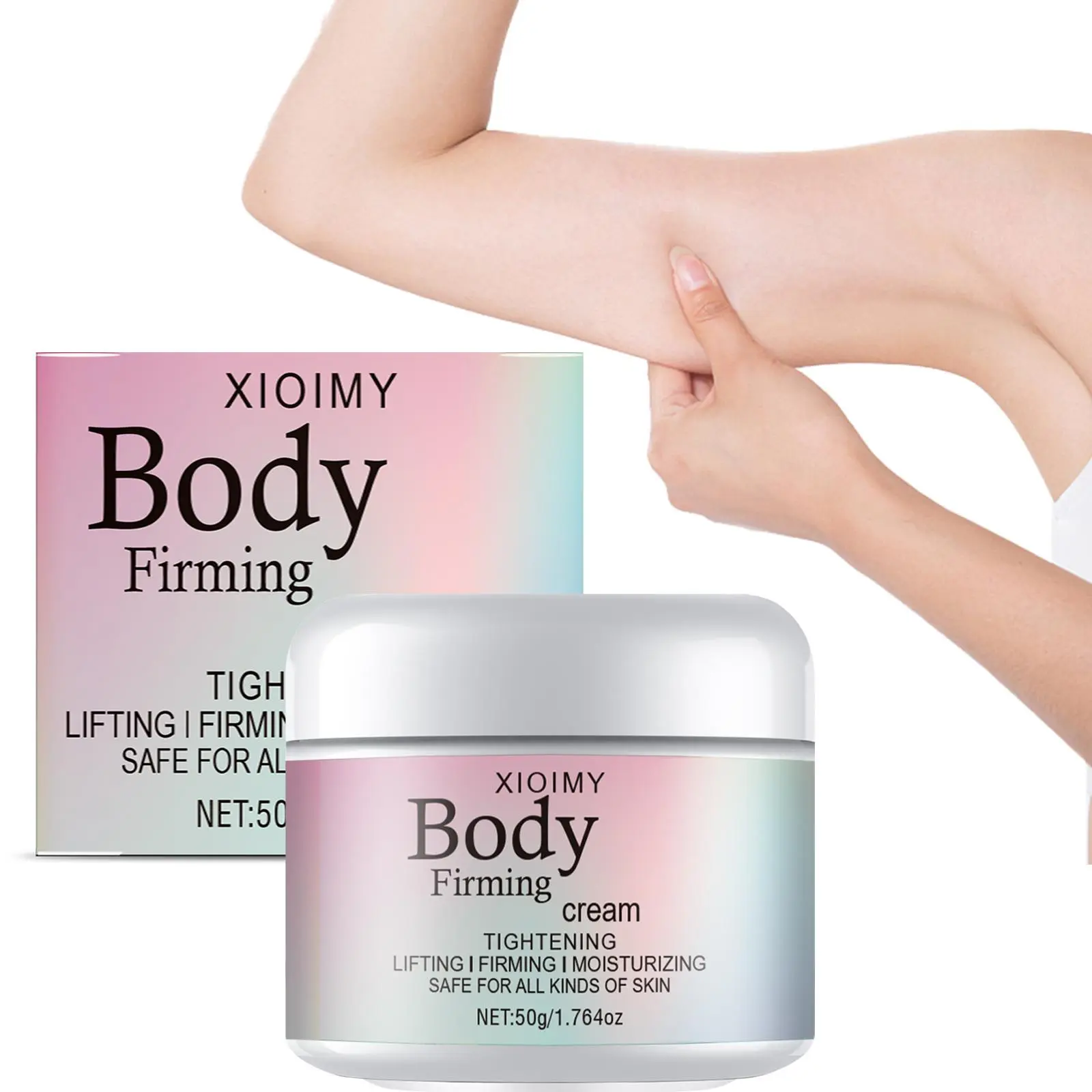 Body Firming Cream, Firming And Moisturizing, Hydrating Moisturizing Smooth Lifting Serum Lotion for Knees, Safe for All Skin Types, Body Care Treatment for Women & Men, Moisturizer, Hyaluronic Acid, Caffeine, Glycerin, Shea, Turmeric