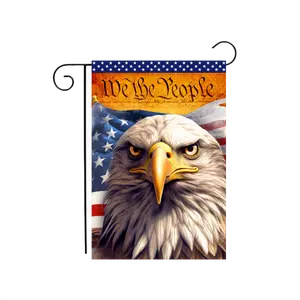 "We The People" Patriotic Eagle Garden Flag 12.5”x18"