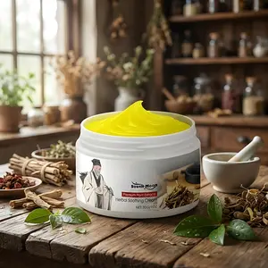 Herbal Soothing Cream for Dry & Sensitive Skin | Cooling & Refreshing Skin Comfort | Deep Hydration for Itchy Feel | Plant-Based Moisturizing Balm for Daily Use | 30g | Gentle for All Skin Types | Perfect Christmas & New Year Gift