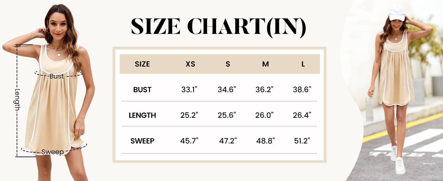UANEO Womens Summer Athletic Sleeveless Mini Dress Casual Oversized Workout Tennis Dress Sundress SummerVibes UANEO Womens Summer Athletic Sleeveless Mini Dress Casual Oversized Workout Tennis Dress Sundress SummerVibes