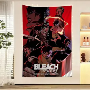 Bleach Thousand-Year Blood War Colorful Tapestry Wall Hanging Bohemian Wall Tapestries Mandala Wall Hanging Sheets
