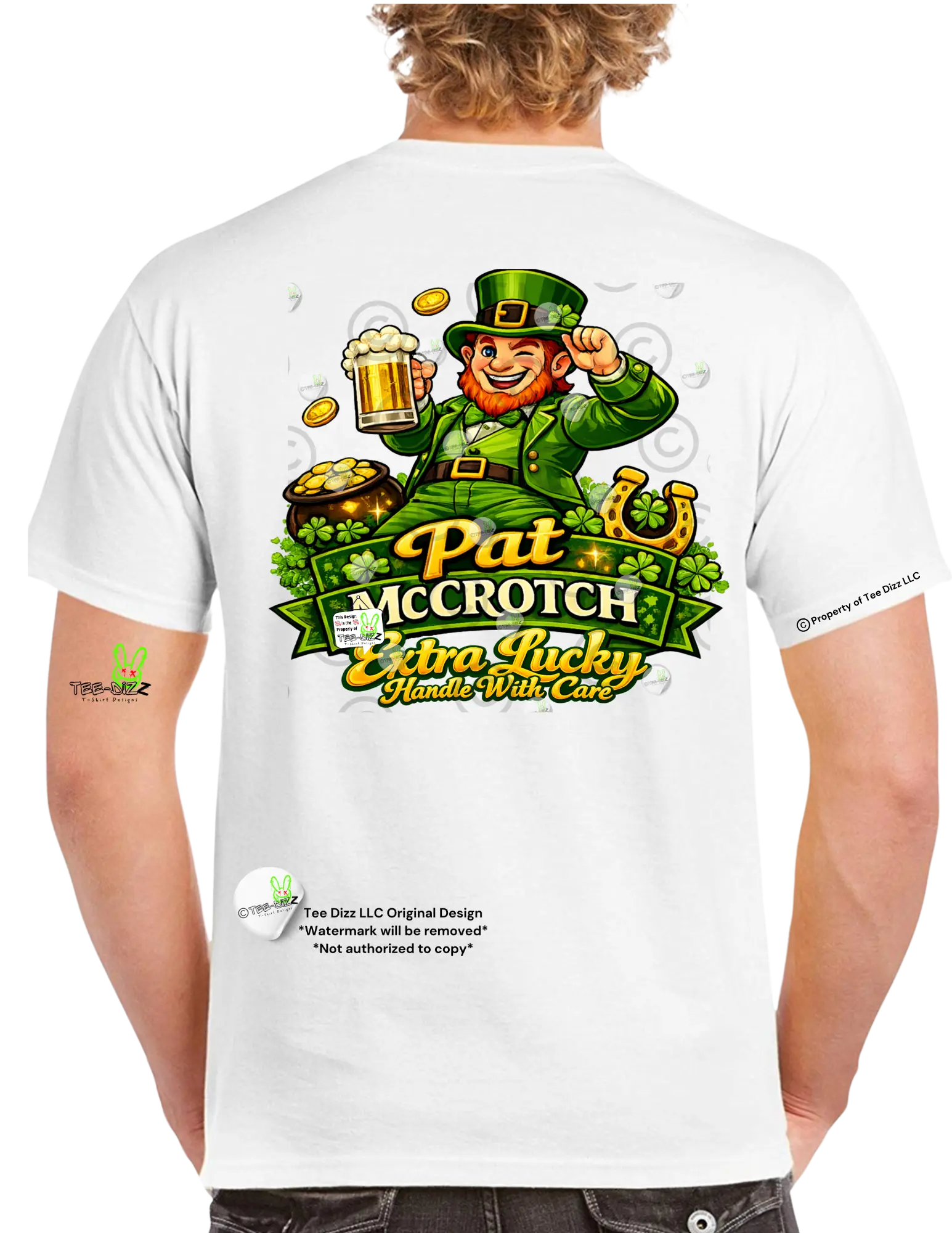 Pat McCrotch - Men's Funny Graphic St. Patrick's Day, Irish T-shirt