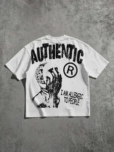 Men's American High Street Authentic Portrait Graphic Tee - Short-Sleeve Loose Tshirt, Retro Streetwear Aesthetic Top, Fashionable Comfortable Casual Fabric for Outdoor Wear Menswear Crewneck Tropical