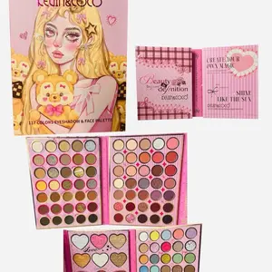 Kevin & Coco Paleta Libro 117 Colors Eyeshadow & Face Palette Create Your Own Magic Shine Like The Sun Beauty Definition