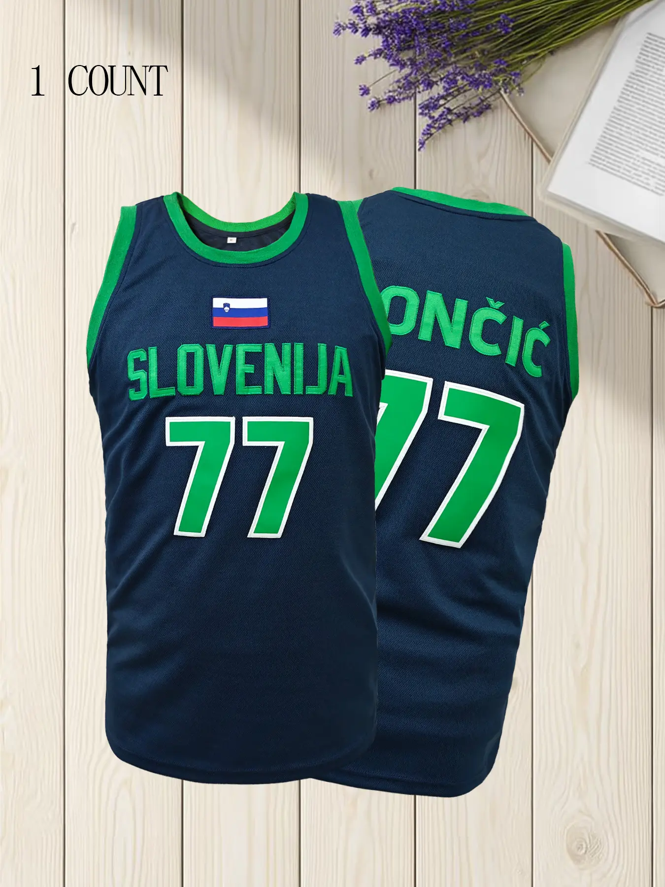 2025 New Basketball Jerseys No.77 DONCIC Jersey Sewing Embroidery Outdoor Sports High-quality Vest Breathable Tank Top Sportswear Top Embroidered Sportswear Top