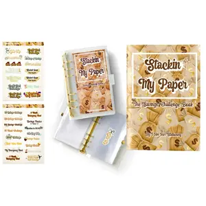 Stackin My Paper Savings Challenge Book & Cash Binder Set