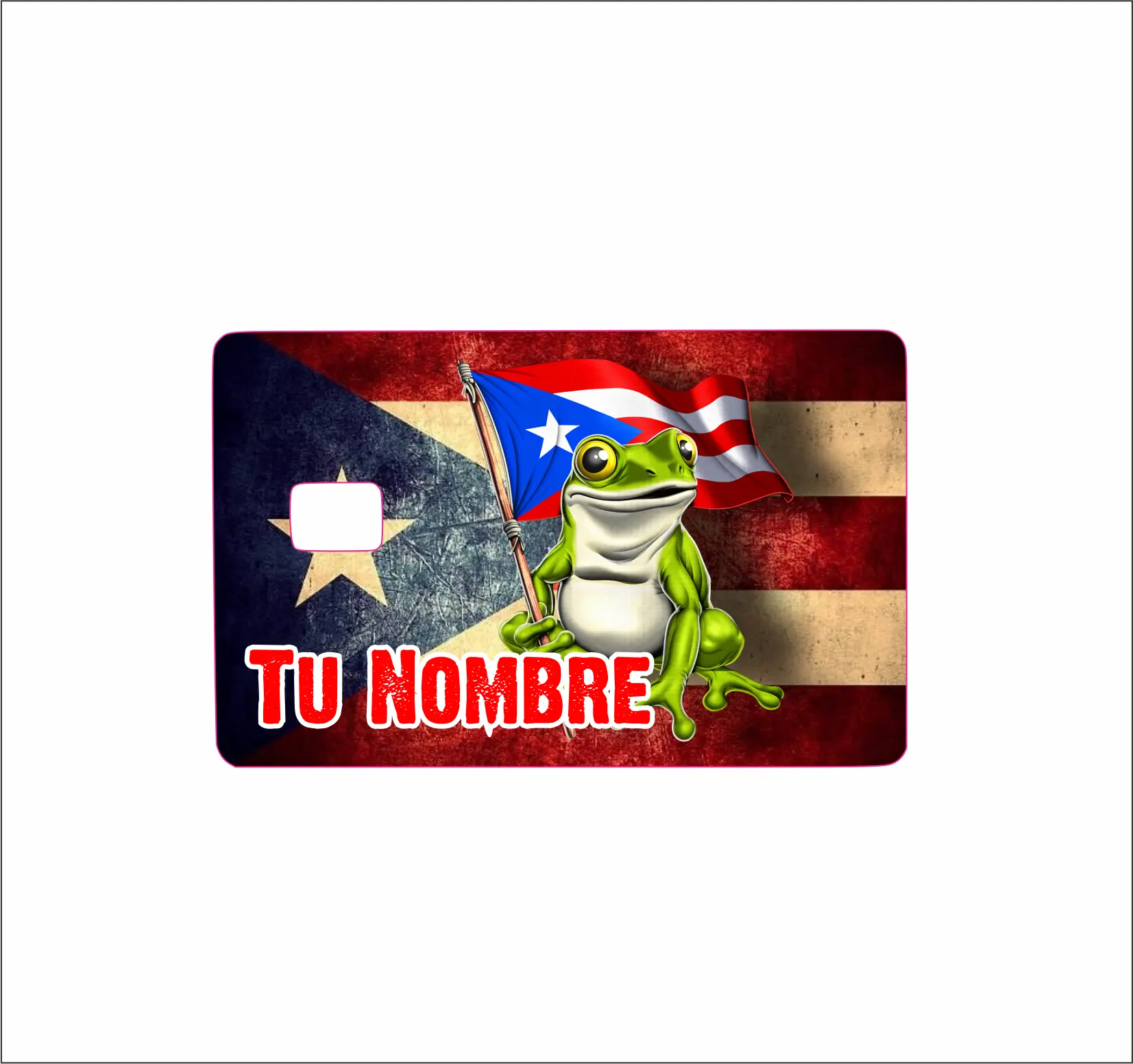 Puerto rico Debit Card Sticker