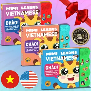 Vietnamese Sound Book Bundle for Kids  | Press, Listen & Learn! | Vietnamese Baby Books