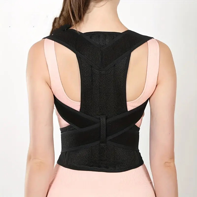 Adjustable Unisex Posture Corrector Brace - Stop Slouching and Hunching, Improve Back Alignment & Clavicle Support, Healthcare Aid Adjustable Unisex Posture Corrector Brace - Stop Slouching and Hunching, Improve Back Alignment & Clavicle Support, Healthcare Aid