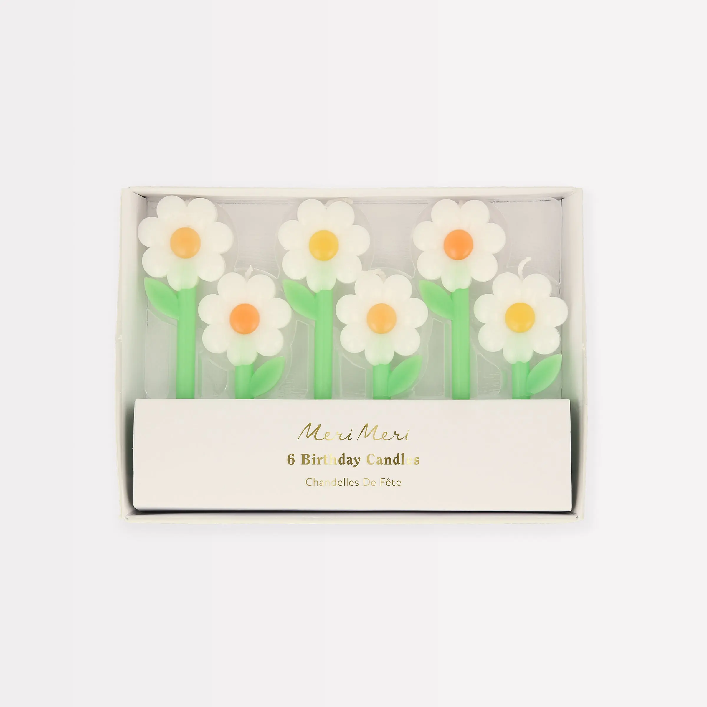 Daisy Candles (x 6)
