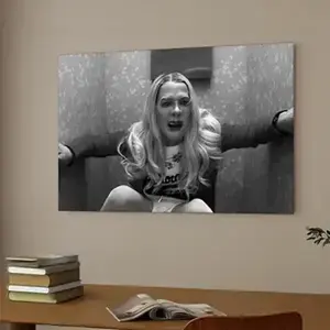 Funny Movie White Chicks Poster Unframed  Bathroom Wall Art Vintage Black And White Humor Comedy  Prints Art The Toilets Sign Picture Poster Unframed s 90s Retro Film Room Modern Home Decor