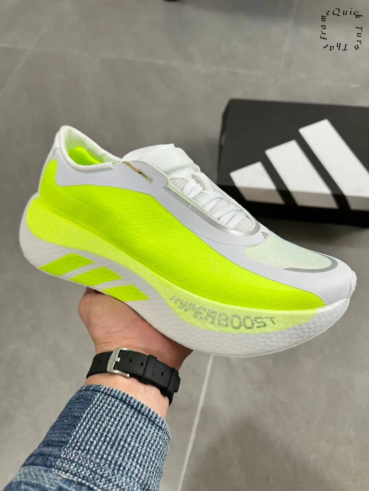White Fluorescent Yellow Breathable Running Sneakers | Fine Knit Mesh Upper & Thick Foam Cushioned Midsole | Eye-catching Bright Shade Suitable For Road Racing And Casual Daily Wear
