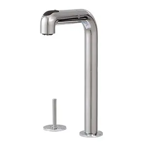Aquabrass 5143J-PC Eatalia Joy Slim Pull-Out Dual Stream Mode Kitchen Faucet Polished Chrome