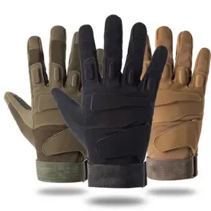 Tactical Full Finger Gloves Outdoor Sports Bicycle Anti-Slip Gloves, Colorful Paintball Shooting Airgun Bike Gloves, Motorcycle Riding Gloves
