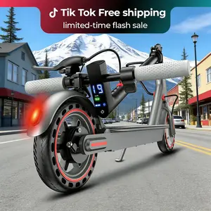 Electric Scooter -19 MPH Max Speed, 8.5''Honeycomb Solid Tires, 350W Motor, 12 Miles Range,Adjustable Speed Foldable Commuter Scooter with Dual Braking System &App Control School Scooters