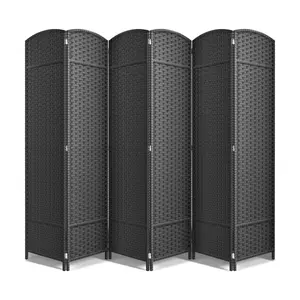 Sorbus 6 Panel Room Divider 6 ft. Tall