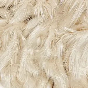 Latte Faux Fur Fabric – Premium Warm Fake Fur for Every Creative Project