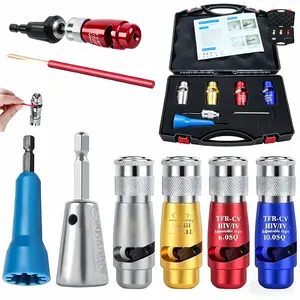 Wire Stripper for Drill, Wire Stripping and Twisting Tool, Upgrade Electric Wire Stripper Tool 4 In 1 Drill Wire Stripper Portable Wire Nut Twister Cable Quick Wire Stripping Electric Tool Set