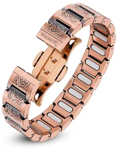 MagnetRX EllipseMAX Magnetic Copper Bracelet for Men (Viking)