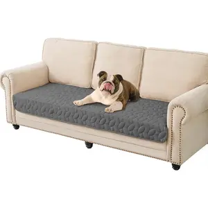 Pet Bed Cover Dog Bed Blanket for Sofa and Furniture Waterproof New Pattern Design (30x70 Inch, Dark Grey)