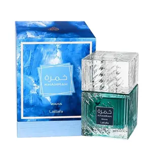 Lattafa Khamrah Waha Eau de Parfum Spray For Unisex 3.4 Ounce