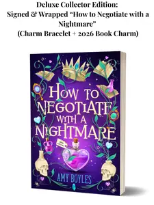 Deluxe Collector Edition: Signed & Wrapped “How to Negotiate with a Nightmare” (Charm Bracelet + 2026 Book Charm + Ball Invitation)