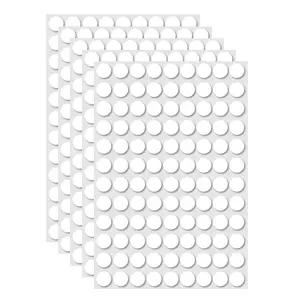 540 Pcs (0.39") Sticky Tack Double Sided Adhesive Dots Round Putty Clear Stickers No Trace Sticky Putty Removable Waterproof Small Stickers for Festival Decoration 10mm Sticky Dot
